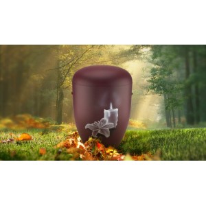 Biodegradable Cremation Ashes Funeral Urn / Casket - CANDLE & ORCHID